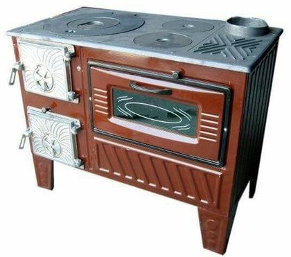 Отопительно-варочная печь МастерПечь ПВ-03 с духовым шкафом, 7.5 кВт в Орле