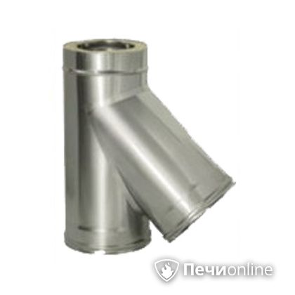 Дымоход Дымок Тройник 45° с изоляцией 0.5 мм. ТRFR45 150/230 в Орле
