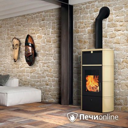 Печь-камин Edilkamin Flamma 24 kw V.C. Pergamena с Т/О в Орле