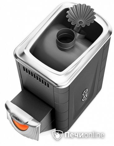 Дровяная банная печь TMF Ангара 2012 Inox ДНС ЗК ТО антрацит в Орле