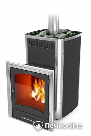 Дровяная банная печь TMF Калина II Inox БСЭ ТО антрацит НВ ПРН в Орле