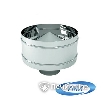 Дымоход УМК Оголовок с дефлектором D100х160 Н+Оц 0.5мм 0.5мм по воде в Орле